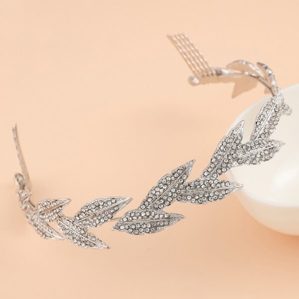 Retro Leaf Crown Hairband - Image 2
