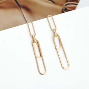 Simple Women’s Vintage Geometric Clip Earrings