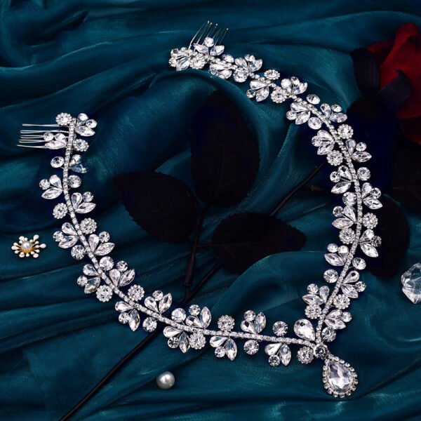 Bridal Zircon Headband - Image 6