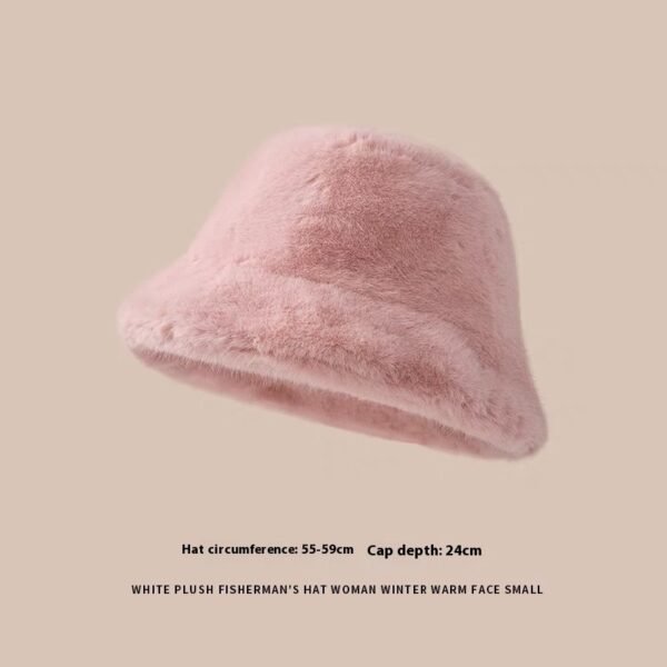 Children's Plush Bonnet Fleece - lined Bucket Hat - Image 10