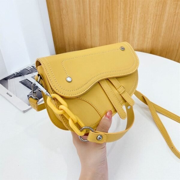 Colorful Saddle - Shaped Cross - Body Bag - Image 4