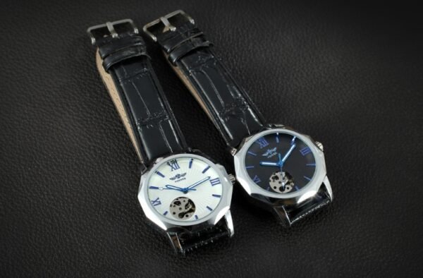 Mechanical Watch with Leather Straps - Image 8