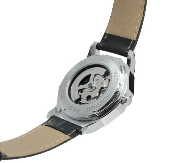 Mechanical Watch with Leather Straps - Image 4