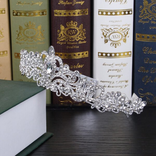 New Rhinestone Crown Headband - Image 6