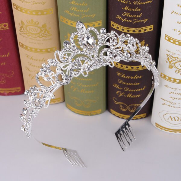 New Rhinestone Crown Headband - Image 2