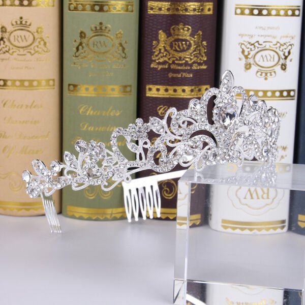 New Rhinestone Crown Headband - Image 4