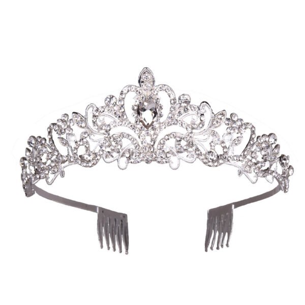 New Rhinestone Crown Headband - Image 5
