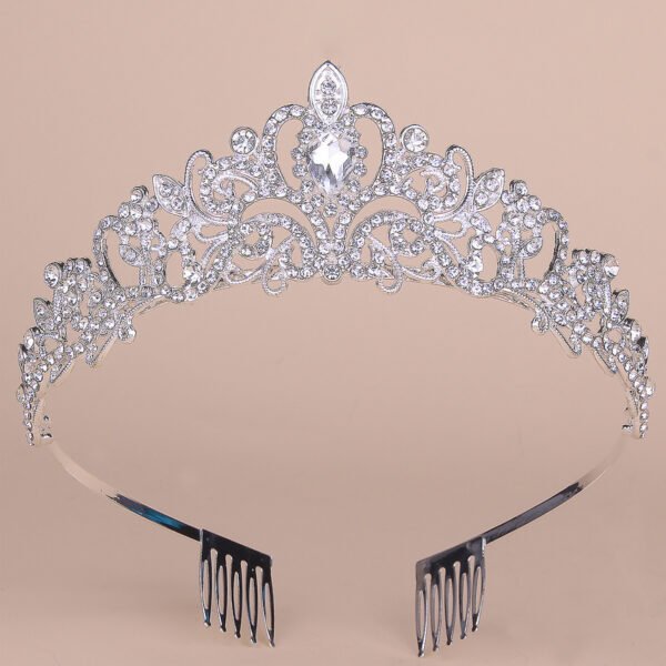 New Rhinestone Crown Headband - Image 7
