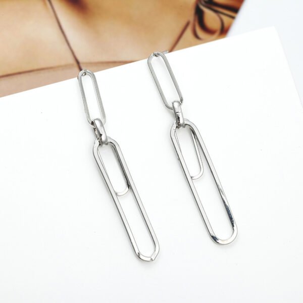 Simple Women’s Vintage Geometric Clip Earrings - Image 6