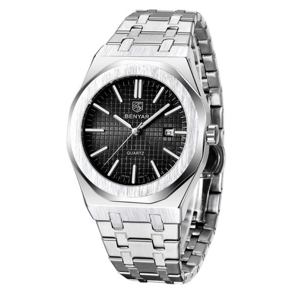 Men's Quartz Watch - Luminous, Calendar - Fashionable & Waterproof 30M - Image 5