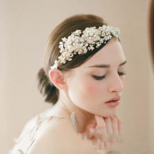 Gold Bridal Hair Band Crown
