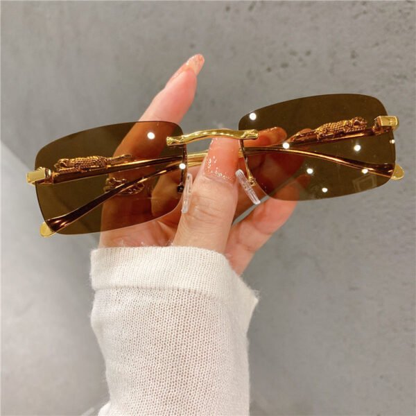 Fashion Rectangle Sun Glasses - Image 9