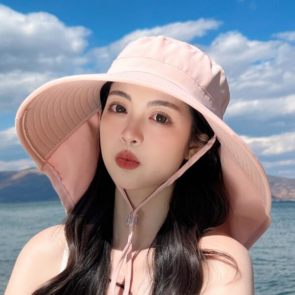 Summer UV Protection Shawl Hat - Image 7