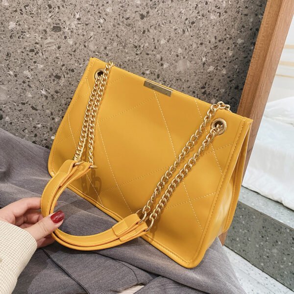 Trendy PU Small Square Shoulder Bag - Image 2