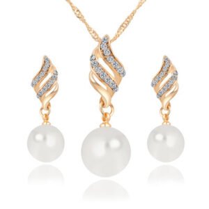 Luxury - Inspired Alloy Pearl Jewelry Set