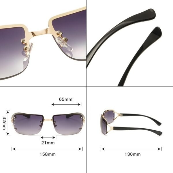 UV - Proof Sunglasses - Frameless Design - Image 4
