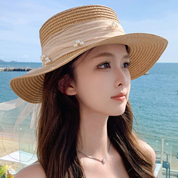 Fashion Summer Bow Ribbon Hat - Image 3