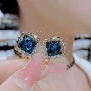 Geometric Square Earrings