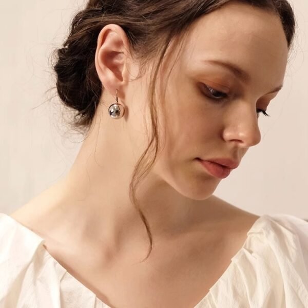 Ball - Shaped Drop Earrings - Image 4