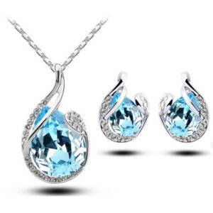 Multi-color Rhinestone Jewelry Set