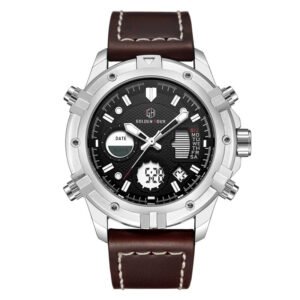 Casual Fashion Electronic Pointer + Number Display Watch