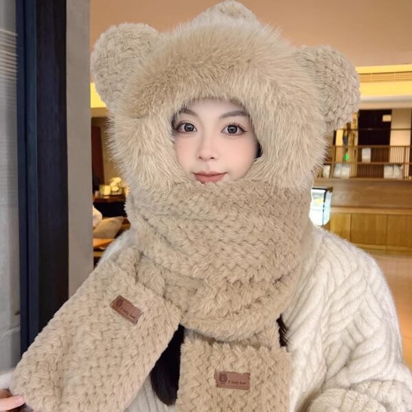 Winter Outdoor Plush Scarf - Image 3