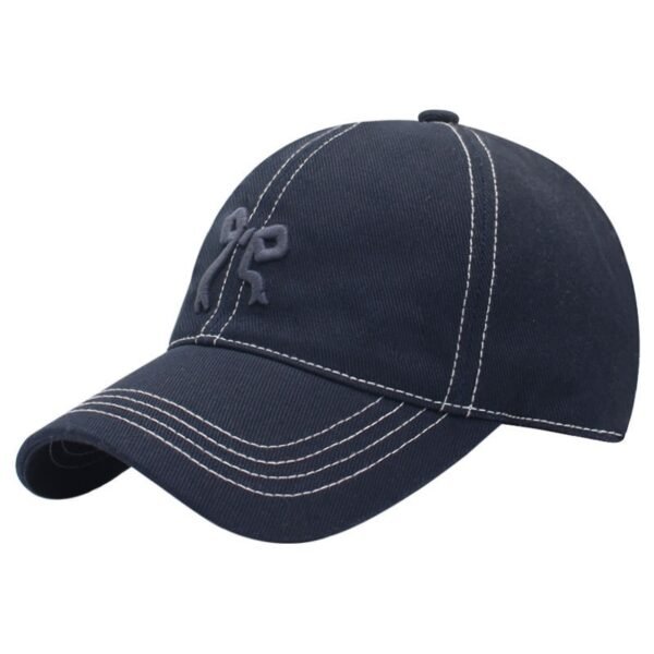 Spring 3D Embroidery Bow Baseball Cap - Image 6