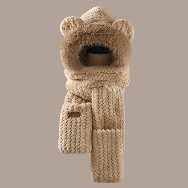 Winter Outdoor Plush Scarf - Image 4