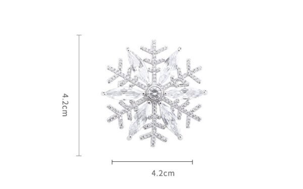 Snowflake - Shaped Brooch - Image 4