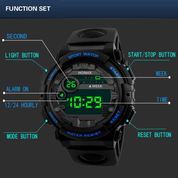 Unisex Electronic Digital Watch for Boys and Girls - Image 10