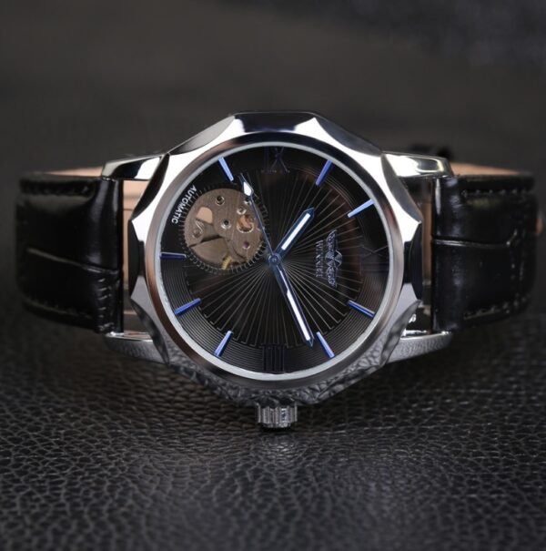 Mechanical Watch with Leather Straps - Image 6