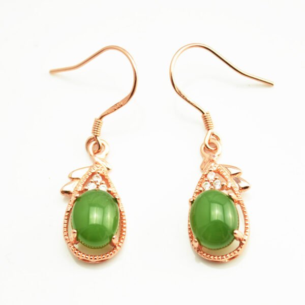 Natural Chalcedony Jewelry Set - Image 4