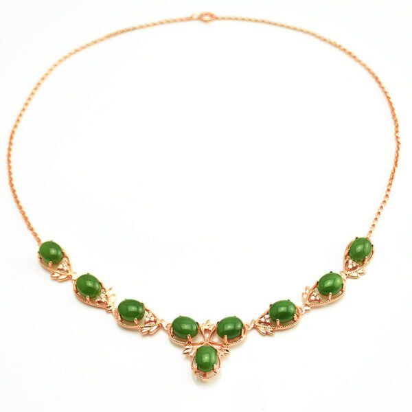 Natural Chalcedony Jewelry Set - Image 2