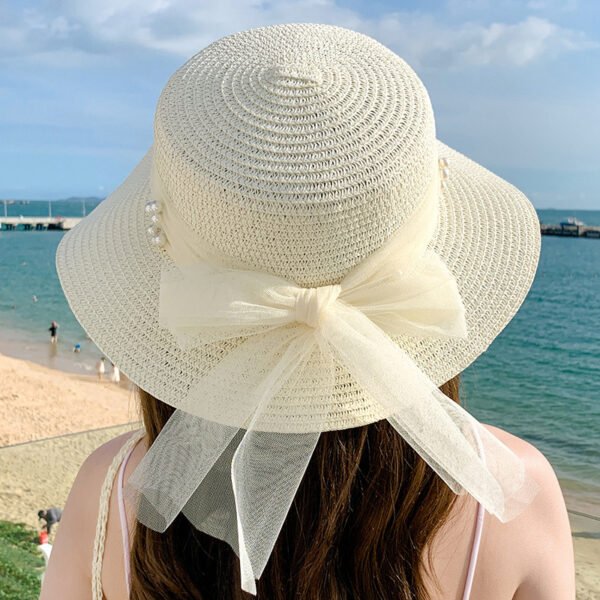 Fashion Summer Bow Ribbon Hat - Image 10