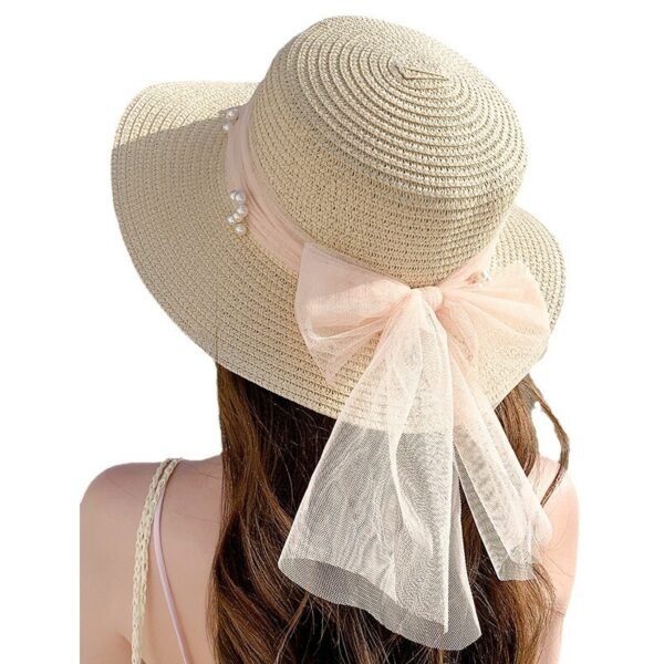 Fashion Summer Bow Ribbon Hat - Image 6
