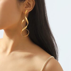 Unique Line - Shaped Earrings
