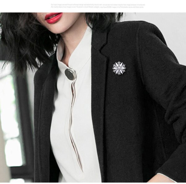 Snowflake - Shaped Brooch - Image 2