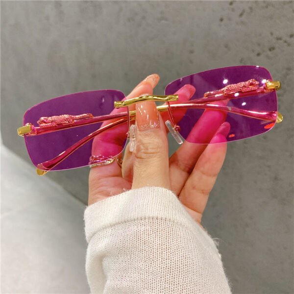 Fashion Rectangle Sun Glasses - Image 10