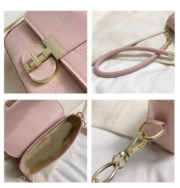 PU Crocodile - Pattern Crossbody Bag - Image 9