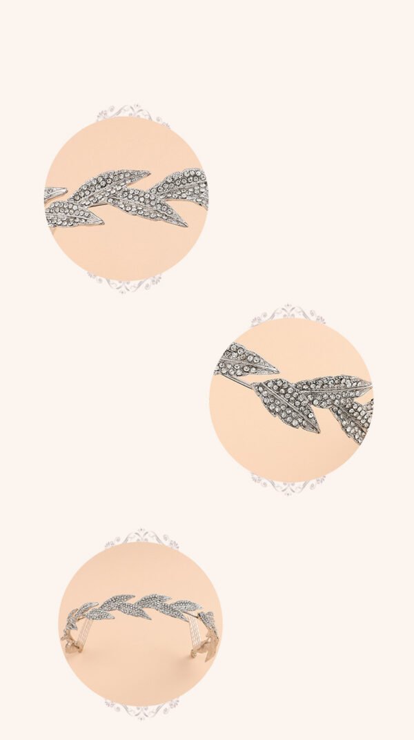 Retro Leaf Crown Hairband - Image 5