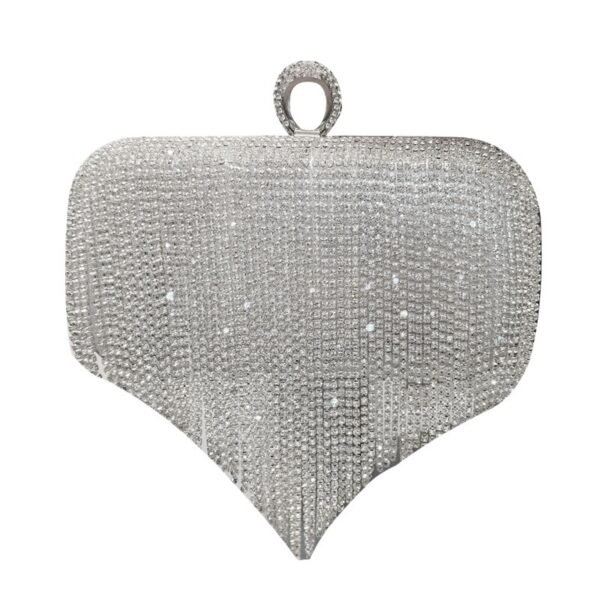Sparkling Fringe Clutch Bag - Image 4