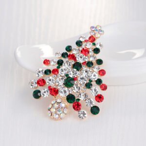 Christmas Tree - Shaped Brooch