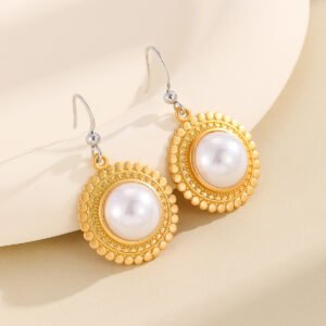 Retro French Buckle Earrings