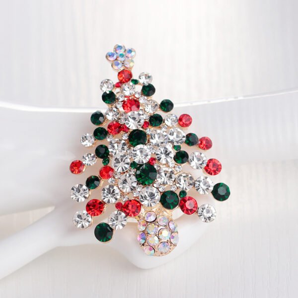 Christmas Tree - Shaped Brooch - Image 4