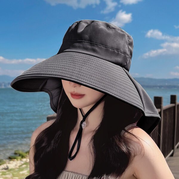 Summer UV Protection Shawl Hat - Image 3