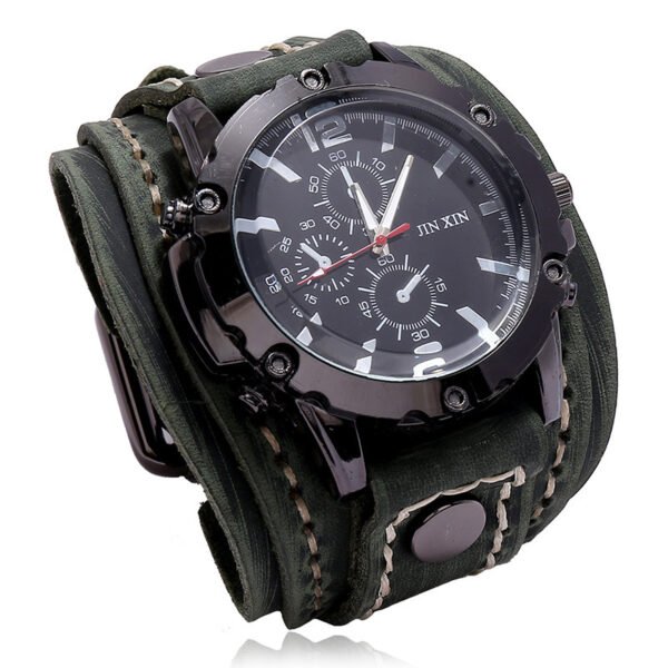 Vintage Hand Stitched Leather Watch - Image 8