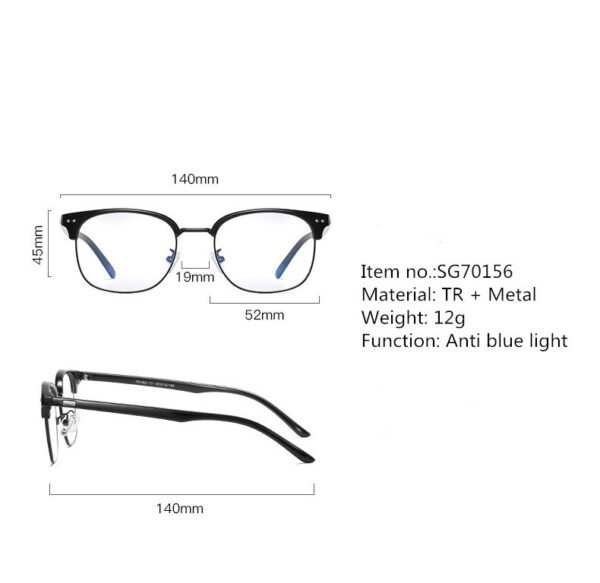 Vintage Unisex Computer Glasses - Image 3