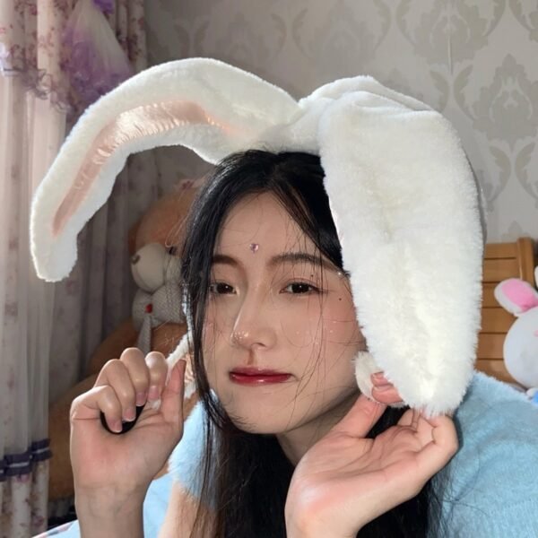 Cute Rabbit Ear Headband New Year Photo Prop - Image 2