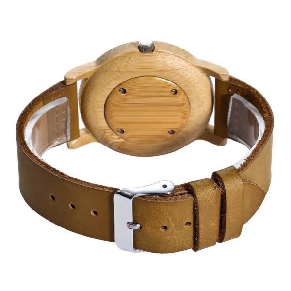 Creative Match Head Couple Bamboo Watch - Image 4