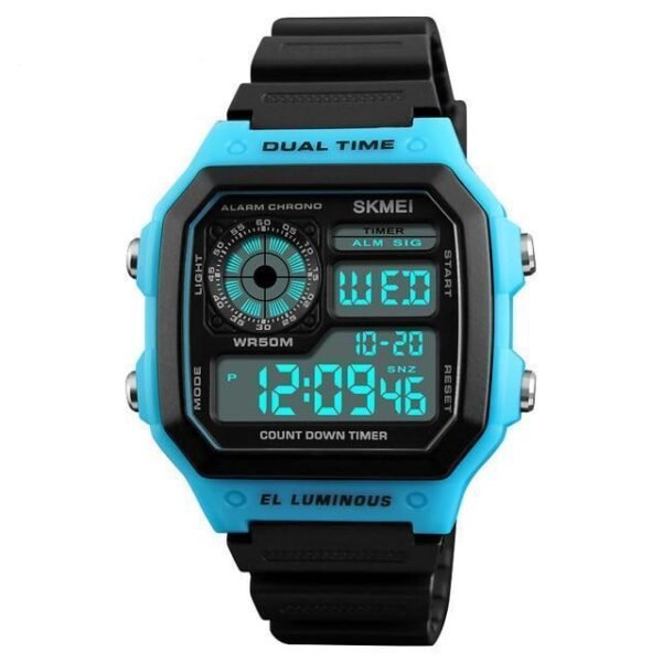 Skmei Men's Sport Digital Watch - Waterproof Luminous Outdoor Watch - Image 3
